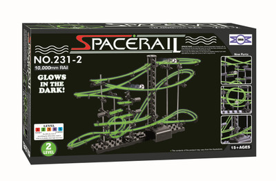 

Emob SpaceRail Marble Roller Coaster with Steel Balls 10000 mm Long Never Ending RollerCoaster Learning Educational Game 231-2 Radium(Multicolor)