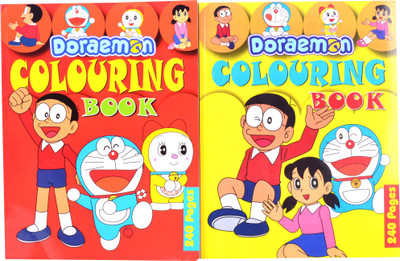 

Doraemon Colouring Book -Red/Yellow(Multicolor)