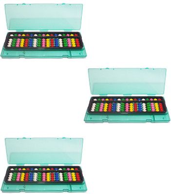 

Sae Fashions Multicolor 17 Rod Abacus Kit With Box Set Of 3(Multicolor)