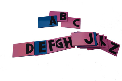 

ABC Kids World Sand Paper Alphabets Capital(Multicolor)
