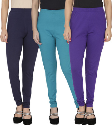 

Anekaant Legging(Dark Blue, Green, Purple, Solid