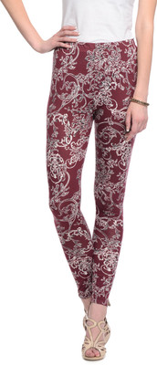 

Gritstones Legging(Maroon, White, Floral Print