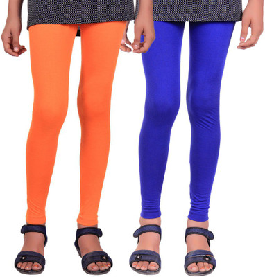 

Madona Legging For Girls(Multicolor, Orange & royal blue