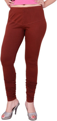 

Fck-3 Legging(Brown, Self Design)