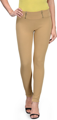 Being Fab Beige Jegging(Solid
