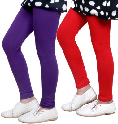 IndiWeaves Legging For Girls(Purple)