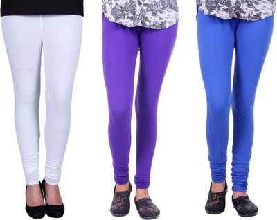 Alisha Legging(Multicolor, Solid, White