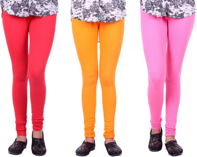

Alisha Legging(Multicolor, Solid), Light red