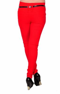 K-72 Slim Women's Dark Blue, Red Jeans