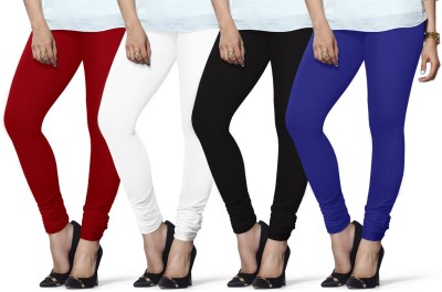 Lyra Ethnic Wear Legging(Dark Blue, Red, White, Black, Solid)