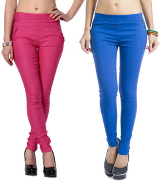 

Thinline Pink Jegging(Solid, Multicolor