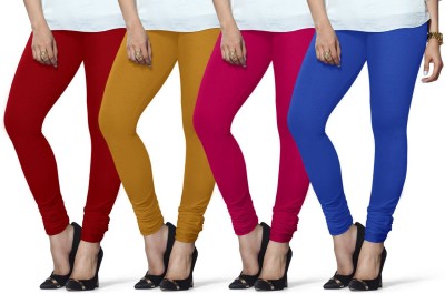 Lyra Ethnic Wear Legging(Light Blue, Red, Pink, Yellow, Solid)