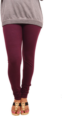 Leggings World Legging(Maroon, Solid), Wine