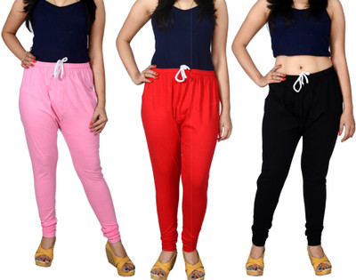 

Lystock Legging(Red, Black, Pink, Solid, Multi color combo