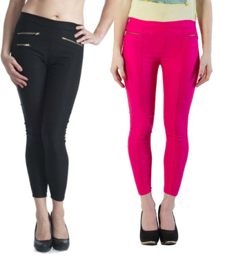 

Thinline Multicolor Jegging(Solid, Black