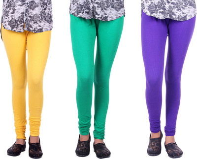 

Alisha Legging(Multicolor, Solid), Light yellow