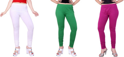 

Fck-3 Legging(White, Green, Purple, Self Design, Pure white