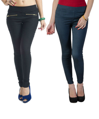 

Thinline Multicolor Jegging(Solid, Black