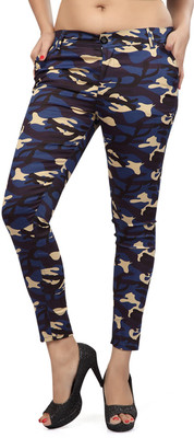 

Thinline Multicolor Jegging(Printed, Dark blue