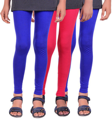 

Madona Legging For Girls(Multicolor, Royal blue & rani & royal blue