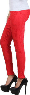 

Wazeer Red Jegging(Floral Print)