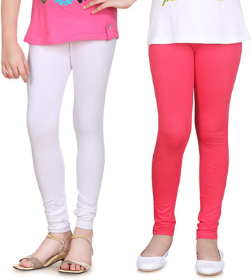 

Sini Mini Legging For Girls(White, White & pink