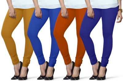 Lyra Ethnic Wear Legging(Dark Blue, Light Blue, Yellow, Solid)