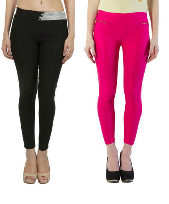 

Thinline Multicolor Jegging(Solid, Black