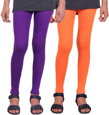 

Madona Legging For Girls(Multicolor, Purple & orange