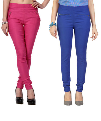 

Thinline Pink Jegging(Solid, Multicolor