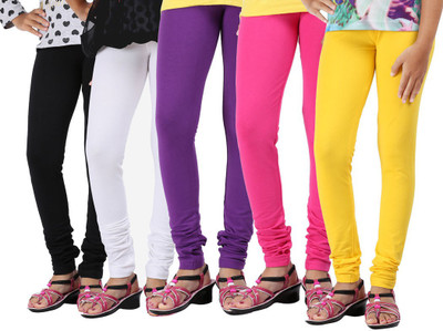 

Greenwich Legging For Girls(Black), Black & white & purple & fucshia & yellow