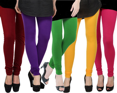 

Kjaggs Legging(Green, Yellow, Maroon, Purple, Pink, Solid, Parrot green