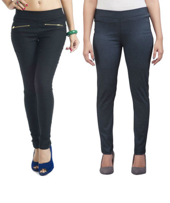 

Thinline Multicolor Jegging(Solid, Black