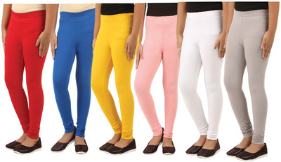 

Lil Orchids Legging For Girls(Multicolor, Pink