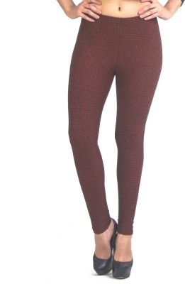 Frenchtrendz Maroon Jegging(Self Design)