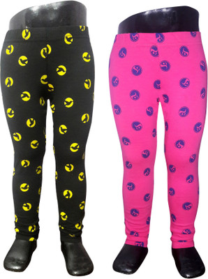 

Sagi Legging For Girls(Multicolor, Black & magenta
