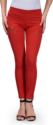 

Being Fab Red Jegging(Solid