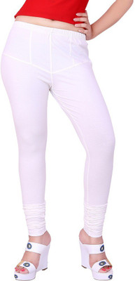 

Fck-3 Legging(White, Self Design