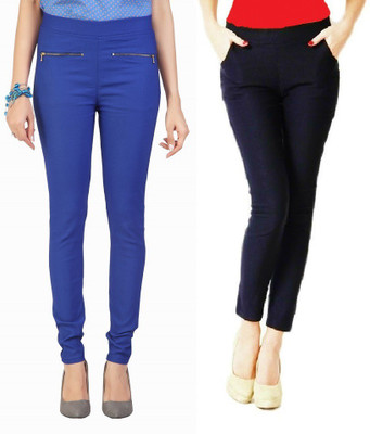 

Thinline Blue Jegging(Solid, Blue and black