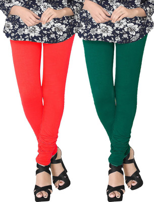 

JV Wears Legging(Red, Dark Blue, Solid, Coral & peocock blue