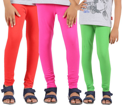 

Greenwich Legging For Girls(Red), Red & green & fucshia