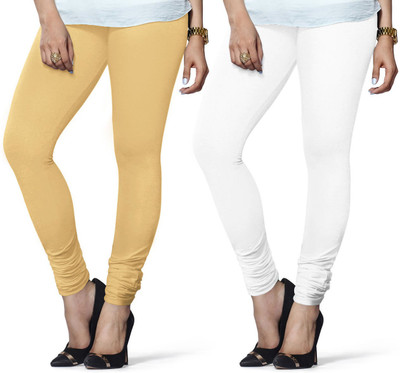 Lyra Ethnic Wear Legging(White, Beige, Solid) Lyra Ethnic Wear Legging(White, Beige, Solid)