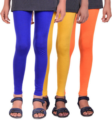 

Madona Legging For Girls(Multicolor, Royal blue & yellow & orange