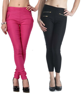 

Thinline Pink Jegging(Solid, Multicolor