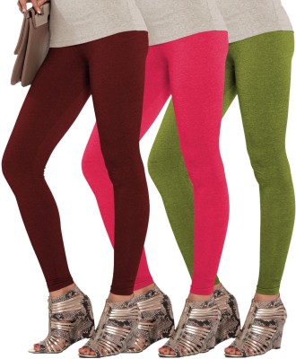 Lyra Ethnic Wear Legging(Green, Maroon, Pink, Solid)