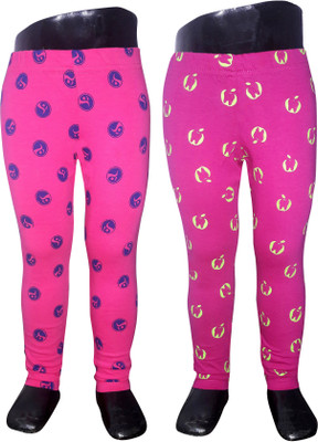 

Sagi Legging For Girls(Multicolor, Magenta & magenta b