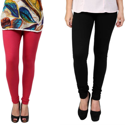 

Anekaant Legging(Red, Black, Solid, Cherry & black