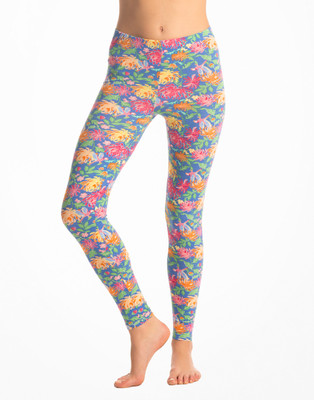

PrettySecrets Legging(Multicolor, Printed), Blue;multi colour / print;floral