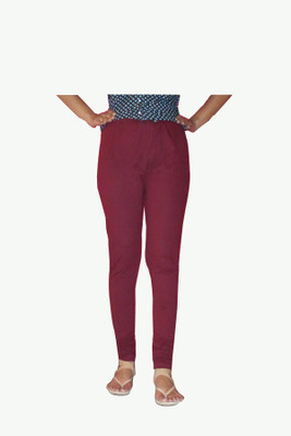 

Vastradi Legging(Maroon, Solid)