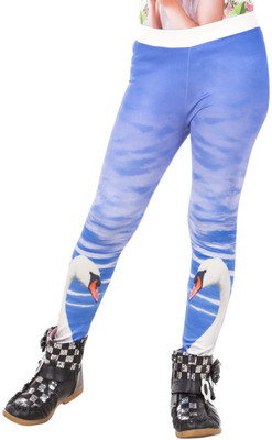 

Hunny Bunny Legging For Girls(Multicolor, Sky blue